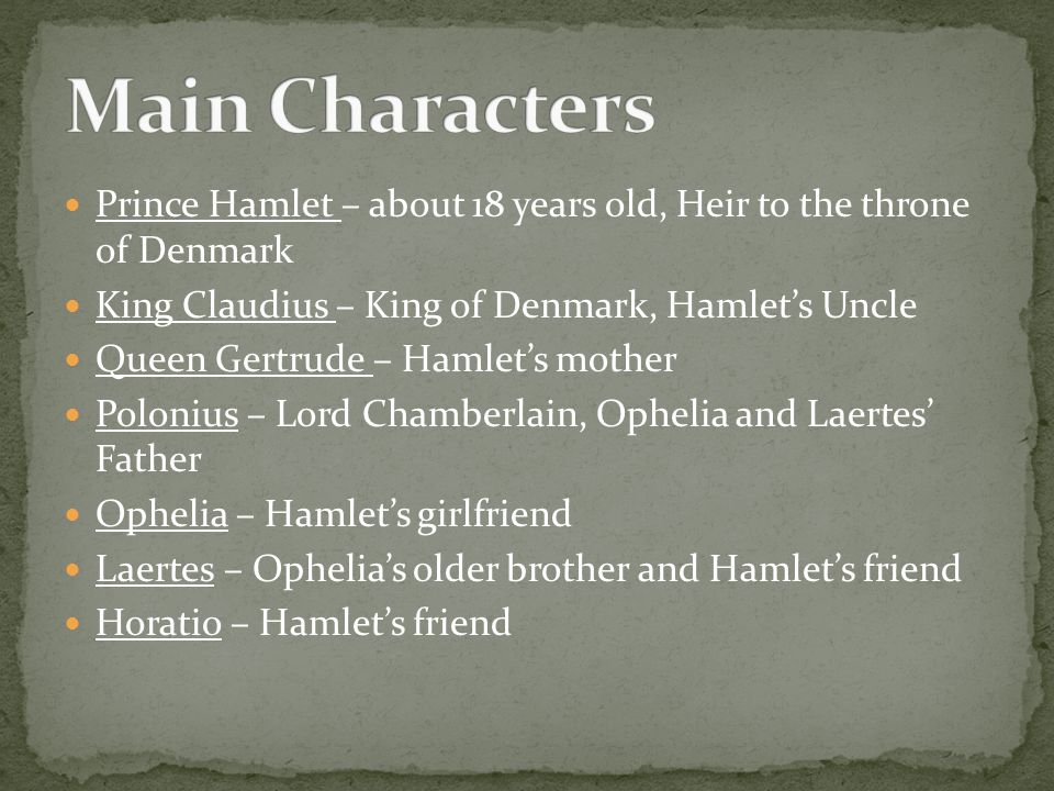 Character Foils in Hamlet